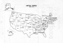 United States Map, Dodge County 1962